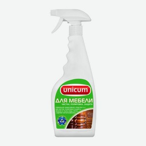 Средство для полировки мебели Unicum 3в1 500мл 498 г