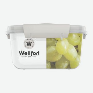 Контейнер Полимербыт Wellfort Butterfly герметичный 1.2л в ассортименте 150 г