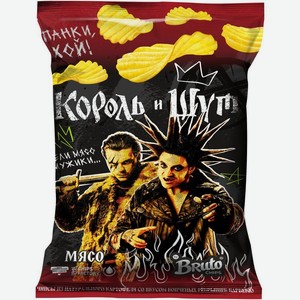 Чипсы Bruto со вкусом копчёных рёбрышек барбекю, 100г