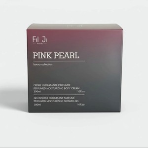 FIL JI BEAUTY Подарочный набор  PINK PEARL , Парфюмированный гель  Розовый жемчуг , 300 мл + Парфюмированный крем  Розовый жемчуг , 300 мл