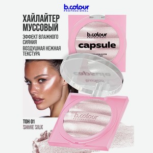 B.COLOUR PROFESSIONAL Хайлайтер для лица, муссовый, 01 SHINE SILK