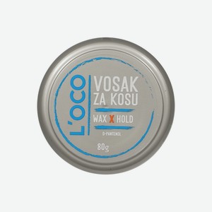 Воск для укладки волос с пантенолом L'OCO Wax Hold 80г