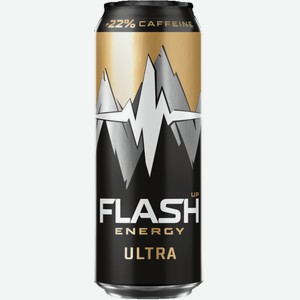 Энергетики Энергетический напиток «Flash Up Ultra Energy» Банка 0.45л.