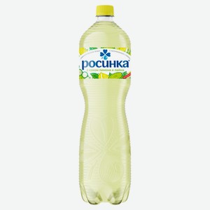 Вода минеральная Липецкая росинка газированная лимон лайм 1.5 л