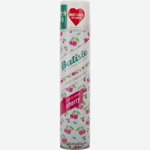Шампунь сухой для волос BATISTE Cherry с ароматом вишни, 200мл
