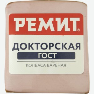 Колбаса Ремит Докторская варёная 400г 400 г