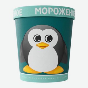 Мороженое пломбир Манго-кокос 33 Пингвина 12% 330г 330 г