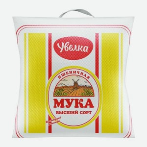 Мука пшеничная хлебопекарная высшего сорта Увелка 5кг 5 кг