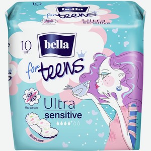 Прокладки BELLA Ultra sensitive супертонкие гигиен. впит., Россия, 10 шт