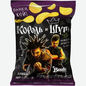 Чипсы Bruto со вкусом грибов в сливочном соусе, 100г