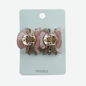 TWINKLE Заколки для волос 2 шт. Beige, 2 шт.
