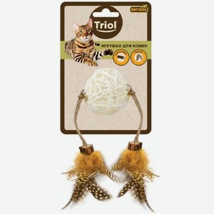 Игрушка д/кошек из натуральных материалов  Талисман , d50мм/