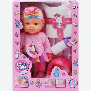 Набор игровой интерактивный LOLA FUN Пупс, со звуковыми эффектами, 28см, Арт. MX0491208