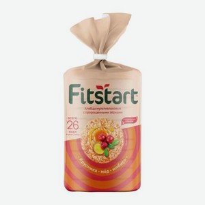 Хлебцы Fitstart мультизлаковые Брусника имбирь мед 100г 100 г