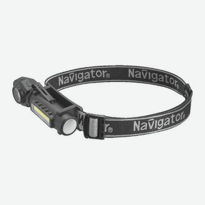 Аккумуляторный налобный фонарь светодиодный 3в1 Navigator 110 г