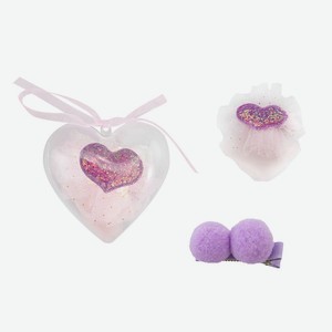 Подарочный набор: 2 заколки для волос в подарочном футляре, With Love, в ассортименте