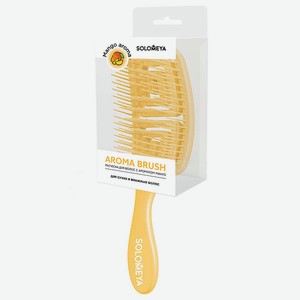 SOLOMEYA Расческа для сухих и влажных волос с ароматом манго, 1 шт.