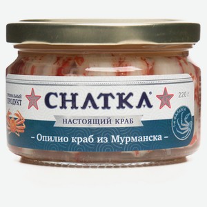 Мясо краба CHATKA в солевой заливке первая фаланга, 220 г