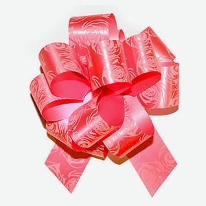 Бант-шар GrandGift с рисунком, 3х12х12 см, 1 шт, в ассортименте