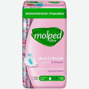 Прокладки Molped Ultra Normal женские гигиенические 18шт, 18 шт