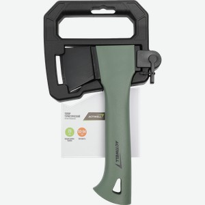Топор туристический ACTIWELL 23см фибергласовая рукоять, с чехлом, Арт. MU082004