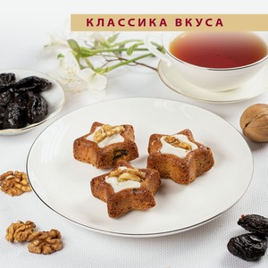 ВыпечкаТМ У ПалычаКексики Ореховые звездочки от Палыча 180 г