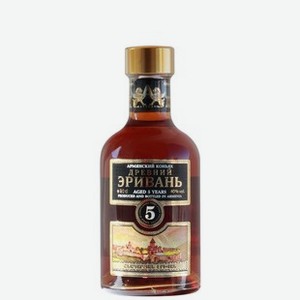 Коньяк Древний Эривань 5-летний армянский 40%, 200мл