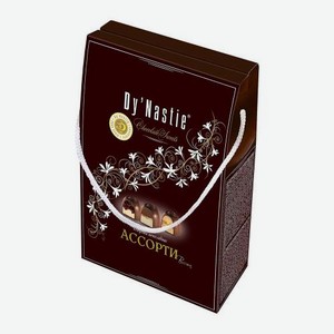 Конфеты шоколадные Brown/Rose/Вишня Dy Nastie 155г в ассортименте 155 г