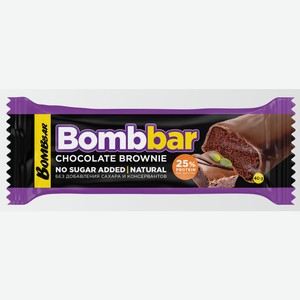 Батончик Bombbar шоколадный брауни, 40 г