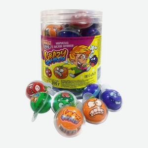Мармелад с кислой начинкой Crazy Фрукты Канди трейд 10г