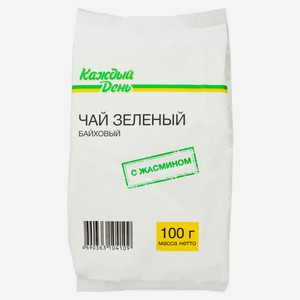 Чай зеленый «Каждый день» с ароматом жасмина, 100 г