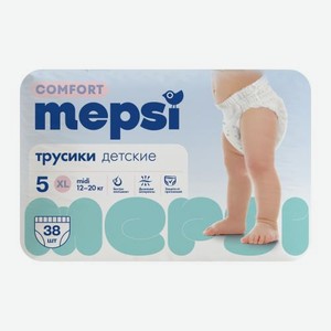 Трусики-подгузники Mepsi р.xl 12-22 кг 38шт 1.6 кг