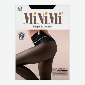 Женские колготки черные 40 den р.5 Minimi Talia Effect 73 г