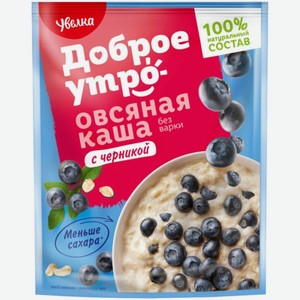 Каша Овсяная Увелка С Черникой 40г М/у