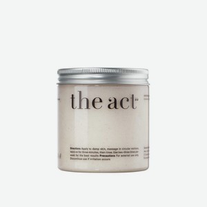 Скраб - бальзам для тела соляной с кокосом The Act exfoliating sea salt & coconut body balm 300г