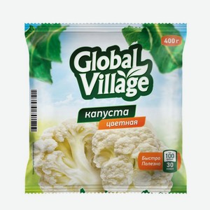 Капуста цветная Global Village замороженная 400г, 400 г