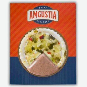 Крем-сыр Amgustia Паштет Домашняя птица мягкий сливочный 69% БЗМЖ, 100г, 100 г