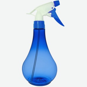 Флакон с распылителем прозрачный голубой  Груша  (фл 570 мл) GREEN BELT