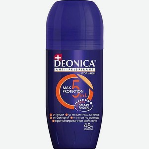 Антиперспирант мужской  Deonica  Max-protect 5в1, 50 мл