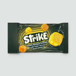 Драже «Strike» «Вафельный микс» банан/дыня, 40 г