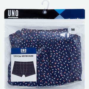 Трусы Uno мужские боксеры темно-синие UM40_3n12 р.м-xxl в ассортименте 59 г