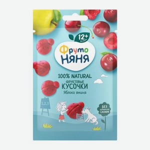 Фруктовые кусочки Яблоко-вишня Божьи коровки Фрутоняня 15г 15 г