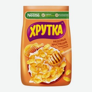 Кукурузные хлопья Хрутка Медовые обогащенные кальцием 270/300г 270 г