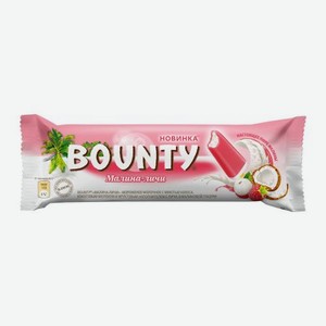 Мороженое эскимо Малина-личи с мякотью кокоса Bounty 6.5% 64г 64 г