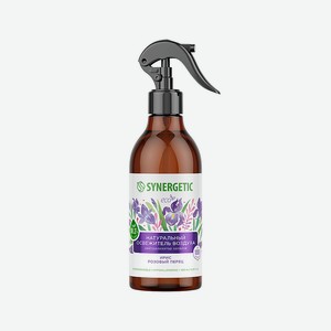 SYNERGETIC Освежитель-спрей для помещений Ирис и розовый перец (гипоаллергенный биоразлагаемый), 380 мл