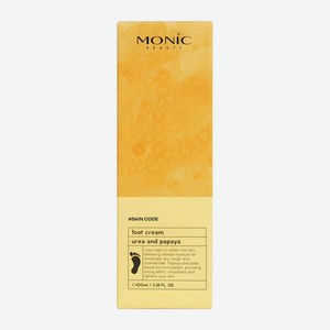 Крем для ног регенерирующий Monic Beauty # Skin code Urea and papaya 100мл