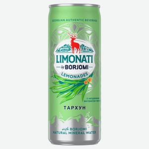 Лимонад Borjomi Limonati Тархун, 0,33 мл