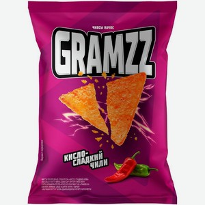 Чипсы начос Gramzz со вкусом Кисло-сладкий чили, 55г, 55 г