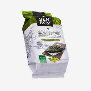 Чипсы Sen Soy из морской капусты с оливковым маслом 4.5 г
