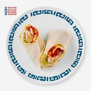 Ролл итальянский с курицей и соусом песто Пятёрочка Кафе, 200г, 200 г